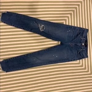 J Brand size 25 distressed jeans